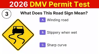 DMV Permit Test 2026 - Test 3 40 Real Questions You ll See on the Exam Master Road Signs