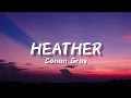 Download Lagu Conan Gray - Heather (Lyrics)