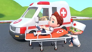 Wheels On the Ambulance + Boo Boo Song + More | Boo Kids Song