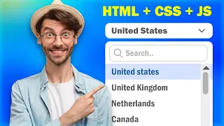 How to create a PERFECT searchable select dropdown 2024 Step by Step