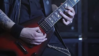 epic shred metal guitar evan k blue lightning