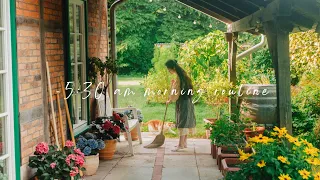  118 5 30am summer morning routine in the countryside simple u0026 slow life