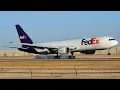 FedEx 767-300F landing at El Paso Intl Airport March 3 2024