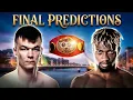 A VERY CLOSE POINTS WIN Aaron McKenna vs Etinosa Oliha FINAL PREDICTIONS
