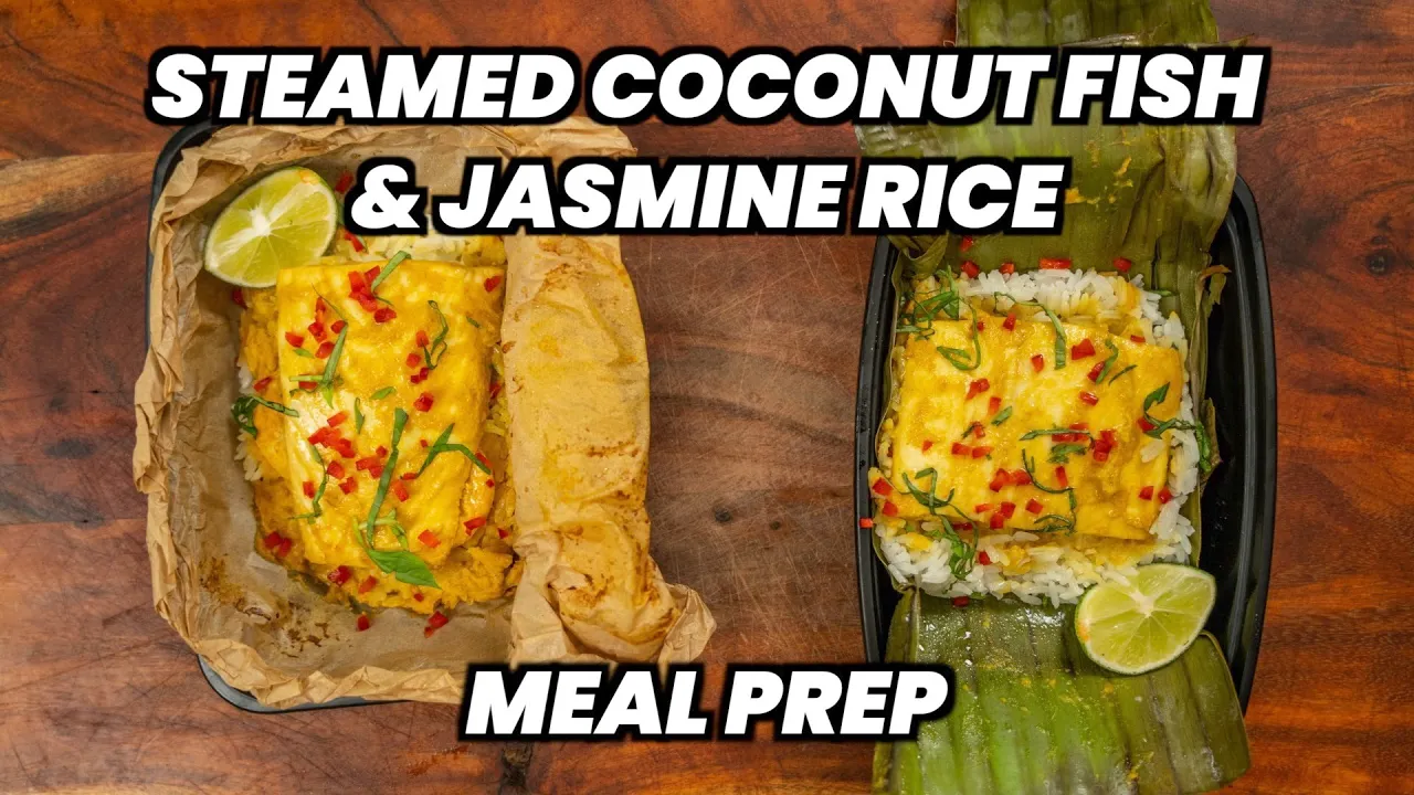 Steamed Coconut Fish & Jasmine Rice Meal Prep