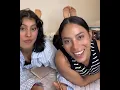 Beautiful latina sisters feet
