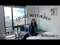 college move in day Northeastern University junior year