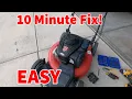 MTD Yard Machines Mower Wont Start - Briggs and Stratton Plastic Carburetor