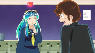 Ataru tries to understand what the heart on Lum s head is - Urusei Yatsura 2024