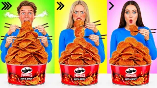 Quien Coma Más Rápido Gana Un Premio | Desafíos de Comida Divertida Multi DO Challenge