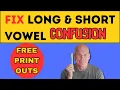 Teach Long and Short Vowels to Dyslexic and Struggling Readers