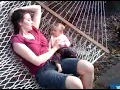 O and mommy in the hammock