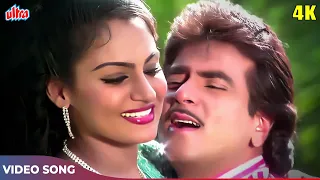 kishore da aur lata didi ka romantic song sanwali se hai mujhe pyar 4k jeetendra qaidi 1984