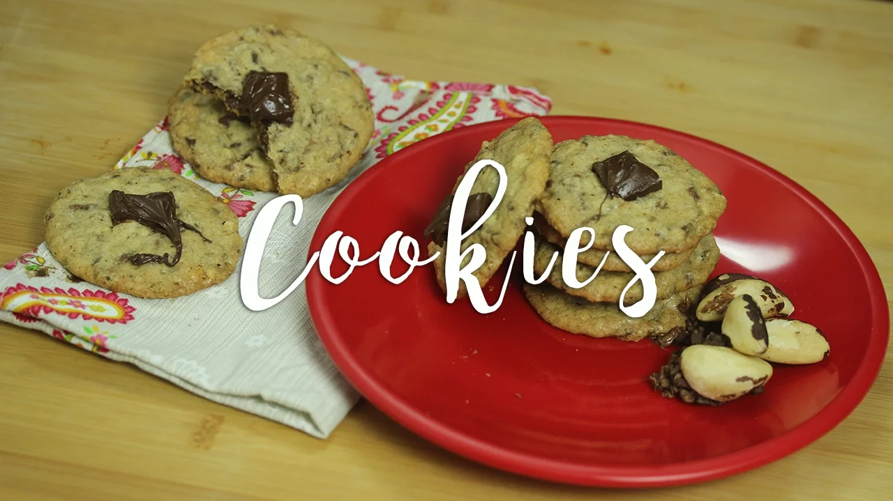 COOKIE COM CASTANHA DO PARÁ #RECEITASÉDECOMER