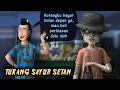 Lagu Tukang Sayur Setan, menghantui Ibu2 suka hutang #HORORMISTERI Kartun Hantu, Animasi Horror