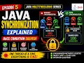 Java Synchronization Explained Thread Safety Race Condition Java Multithreading Ep 5