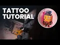 How to Tattoo Colour Illustration with Cloto Tattoo Tutorial