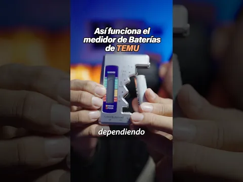 Probando el medidor de baterías de TEMU 🔋