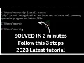 How to install pip in windows 11 in 2 minutes 2023 Step by step guide