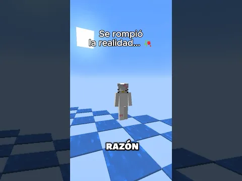 La REALIDAD se ROMPIÓ en mi MUNDO de Minecraft #soymanuel #minecraft #shorts