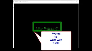 Write text with turtle python gilesmcmullen PythonGB PythonJPN PythonAman