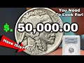Five Cent 1936-S Buffalo Nickel s worth money Coins worth money To Look for