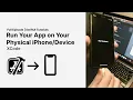 Run Your App on Your Physical Device No Cable SwiftUI Tutorials