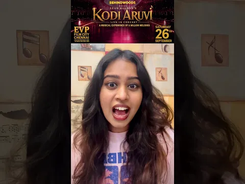 🎤✨ Sean Roldan's "KODI ARUVI"– Live in Concert
