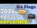 Six Flags 2026 Season Passes EXPLAINED