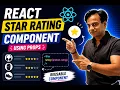 Create Reusable Star Rating Component in React Props Example React Tutorial
