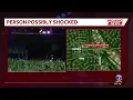 Person critically hurt after possible electrical shock
