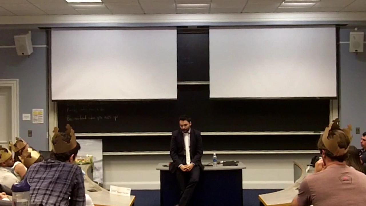 Video thumbnail: Luca Cian’s ‘Last Lecture’ for Class of 2017: Reject Fear and Doubt