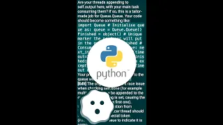 Python - Threading and a While True Loop