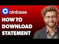 How To Download Coinbase Statement 2025 Guide
