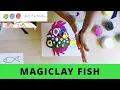 Colourful Clay Fish Craft Kids Magiclay Tutorial