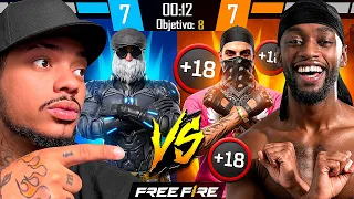 Me Enfrento Por Primera Vez A Un Actor N0POR😱En FreeFire - DomiDios VS King Nasir