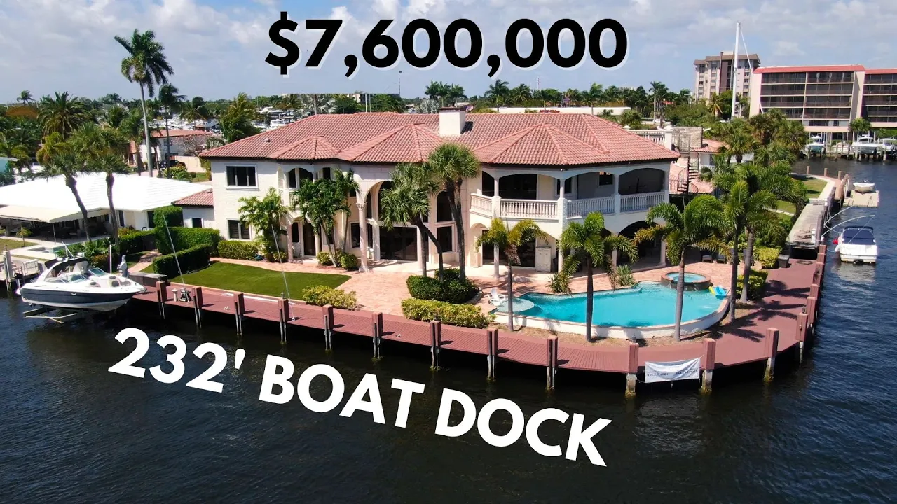 Waterfront Property with a Boat Dock (our first one 😝🙈) & Hanover 377 Yacht Tour