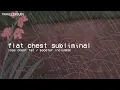 instant flat chest FORCED permanent