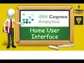 IBM Cognos Analytics or Cognos 11 Home Page User Interface