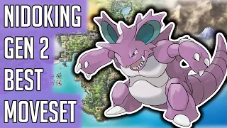 Nidoking Gen 2 Best Moveset - Nidoking Best Moveset Moves Pokemon Gold Silver Crystal