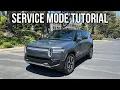 Rivian Service Mode Tutorial