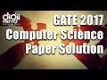 GATE 2017 Computer Science Question paper Solution part 2
