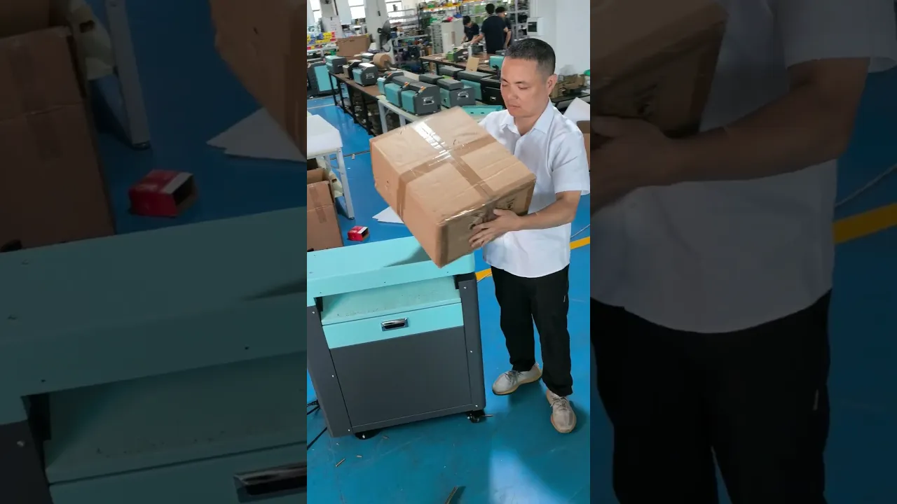 Recycle your cartons on-site! This cardboard shredder turns waste boxes into soft paper cushion