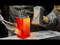Download Lagu Turning Paper Clips into a Large, Razor-Sharp Knife – Unique Forging