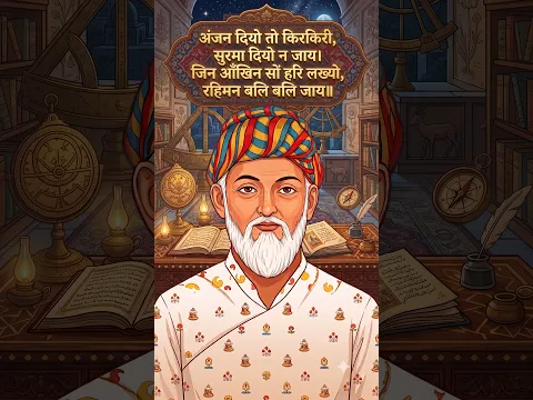 दोहा - अंजन दियो तो किरकिरी, सुरमा दियो न जाय।जिन आँखिन सों हरि लख्यो, रहिमन बलि बलि जाय॥