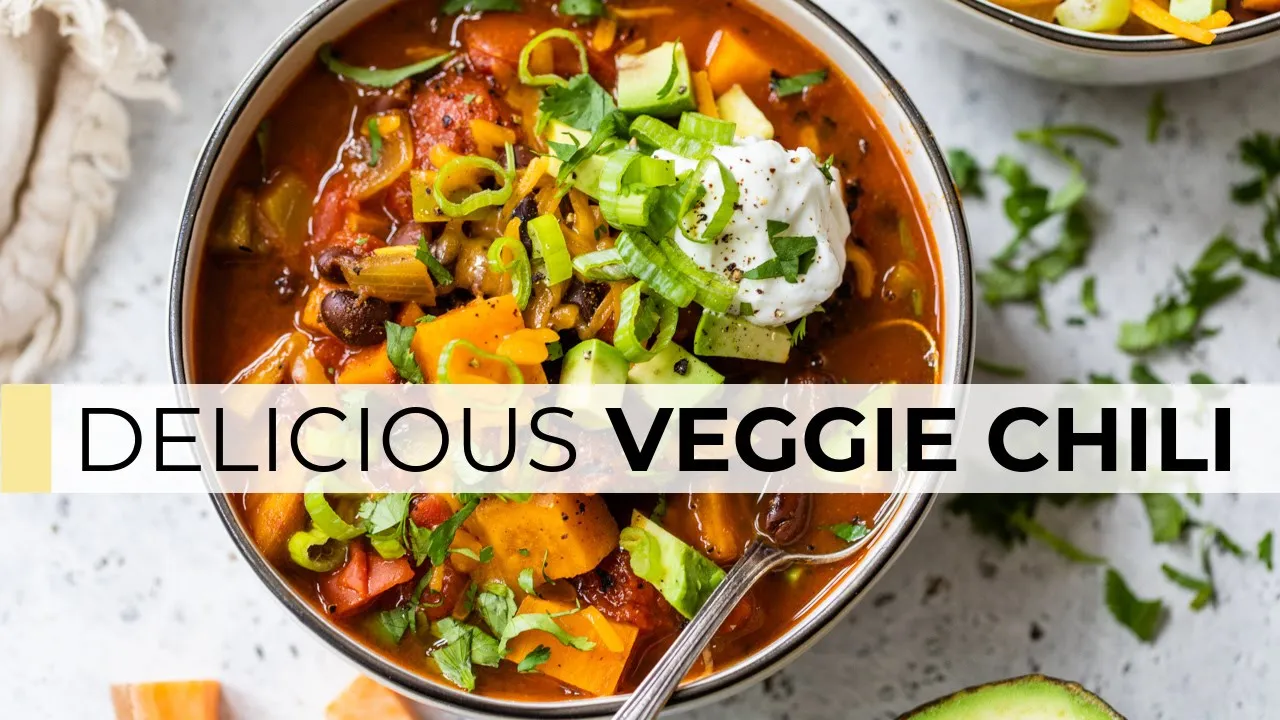 VEGAN CHILI RECIPE   how to make delicious vegetarian chili