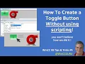 WinCC v8 Tip 5 Create Toggle Button - No Scripting Required Learn SCADA Programming