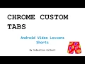 AVL Shorts - Chrome Custom Tabs