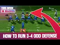 THE BEST WAY to run 3-4 ODD DEFENSE - This Week In Madden 24