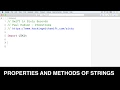 Properties and methods of strings - Swift in Sixty Seconds
